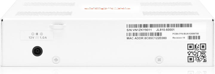 Produktbild HPE InstantOn (IOn) Switch 1830-8G, 8 Ports, 8x 1G RJ45 Ports, Stromversorgung über inkludiertes externe (8 Ports)
