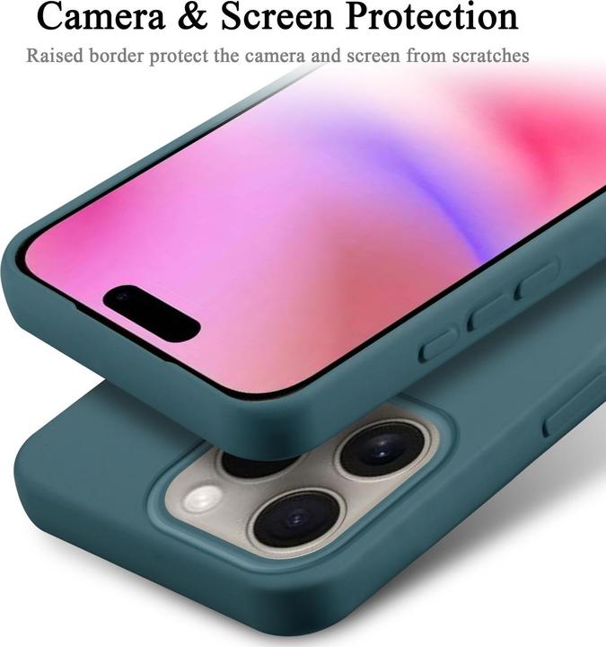 Produktbild Cadorabo Hülle für iPhone 16 PRO MAX TPU im Liquid Schutz Design (Apple iPhone 16 Pro Max)