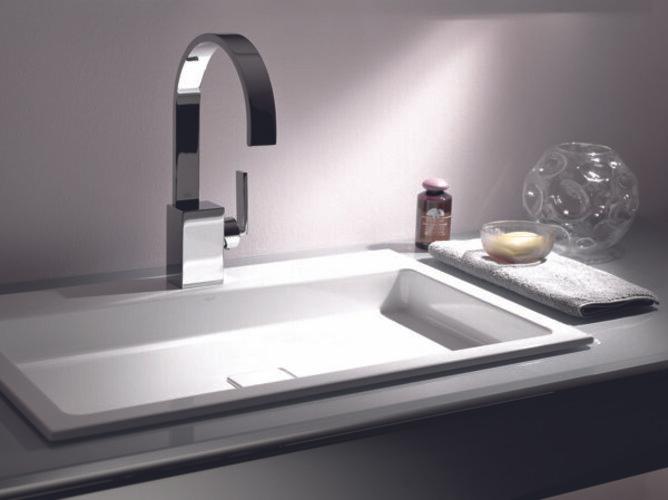 Immagine prodotto Alape Vasca da incasso EB.RE700H.2, rettangolare L: 700mm H: 90mm P: 460mm, 220800000000, bianco (460 mm, 700 mm)