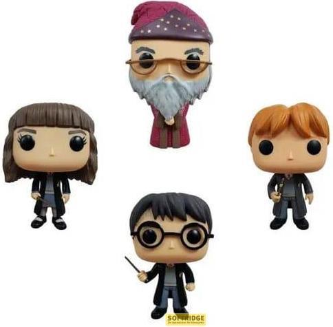Produktbild Funko Harry Potter POP! Movies Vinyl Figuren 4er-Pack W1 9 cm