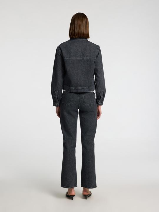 Immagine prodotto Selected Femme Giacca di jeans nera sbiadita (38)