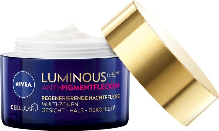 Produktbild NIVEA Cellular Luminous630 Anti-Pigmentflecken Nachtcreme (50 ml, 24h Creme)