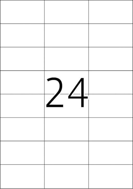 Actual product image HERMA Transparent address labels A4