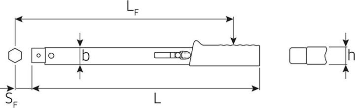 Actual product image Stahlwille Torque wrench (20 Nm, 100 Nm)