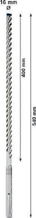 Produktbild Bosch Professional Zubehör EXPERT SDS max-8X Hammerbohrer, 16 x 400 x 540 mm (16 Millimeter)
