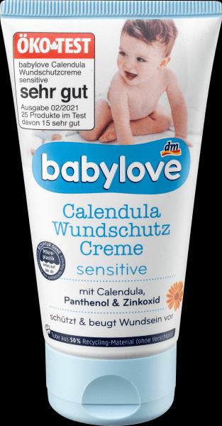 Actual product image dm babylove Wound protection cream sensitive calendula