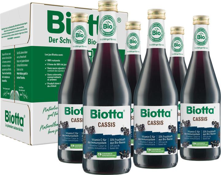 Biotta Cassis (6 x 50 cl)