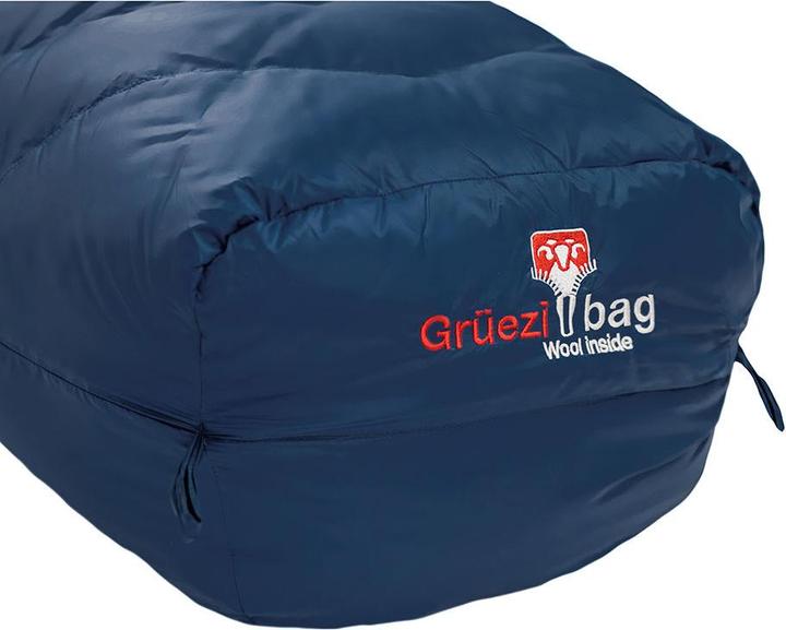 Actual product image Grüezi Bag Biopod DownWool Ice 185 Sleeping Bag (215 cm)
