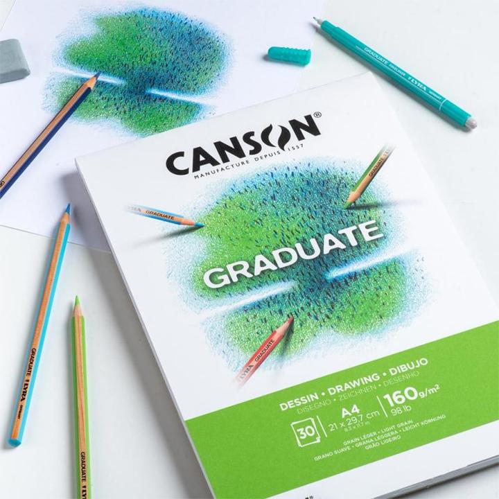 Actual product image Canson GRADUATE - Drawing pad (A5, No binding)