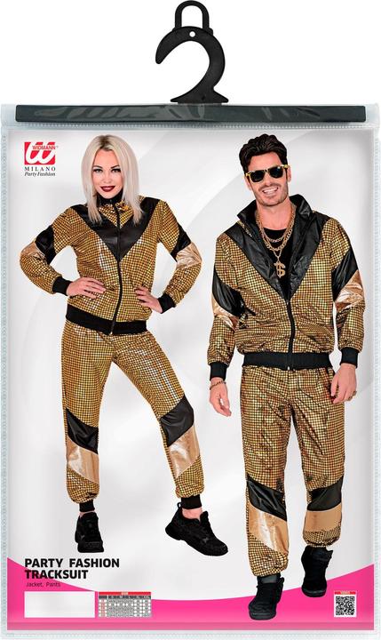 Produktbild Widmann 80er Jahre Trainingsanzug Unisex: Oberteil Und Hose (M)