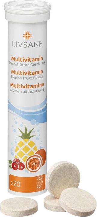 Produktbild Livsane Multivitamin (20 Stück, Brausetablette, 100 g)