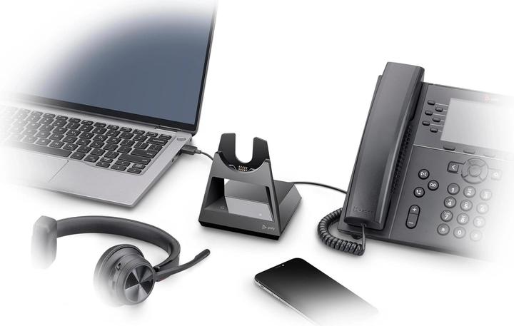 Produktbild Poly HP Voyager 4310-M Microsoft Teams Certified USB-C Headset with charge stand, Wireless, Office/C (Kabellos, USB-C)