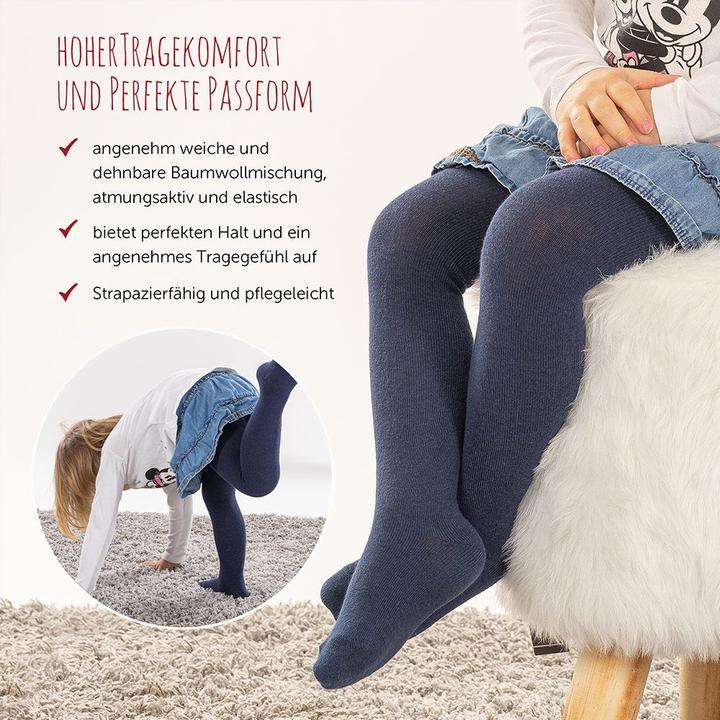 Image du produit La Loona LaLoona Bébé Collants Paquet de 2 - Marine - - (50/56)