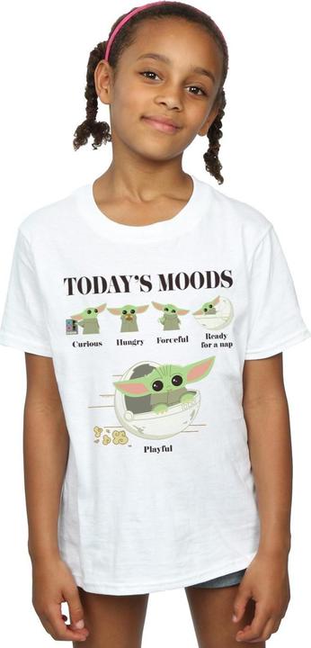 Immagine prodotto Star Wars The Mandalorian The Child Moods Maglietta Ragazze (152, 158)