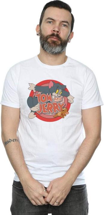 Immagine prodotto Tom & Jerry Maglietta da uomo in cotone Catch (3XL)