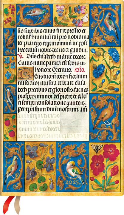 Produktbild Paperblanks PAPERBLAN Agenda Spinola-Stundenb. 2025 DHD6046 1W/2S HOR Maxi HC DE 21x13.5cm (21 x 13.5 cm, Deutsch)