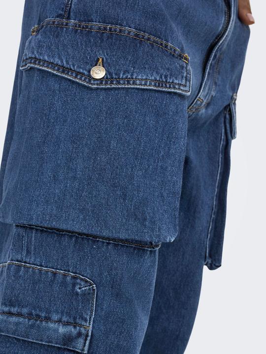 Actual product image Only ONLJamey Loose Baggy Cropped Mid Rise Jeans (W31/L32)