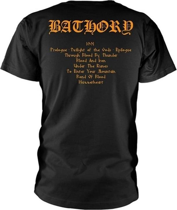 Actual product image Cdon Unisex Adult Twilight Of The Gods Back Print T-Shirt (S)