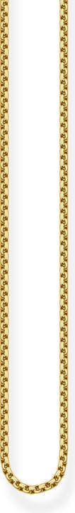 Actual product image Thomas Sabo Venezia chain 925 (750 yellow gold gilding, 925 sterling silver, 80 cm)