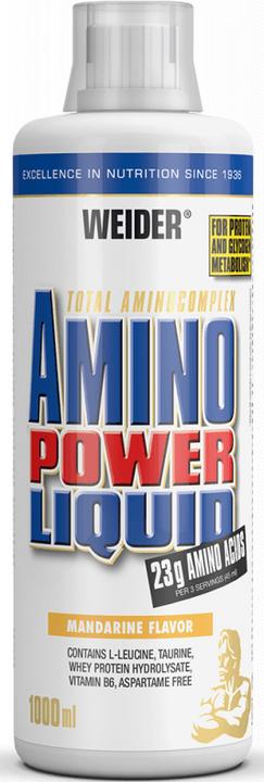 Actual product image Weider Amino Power Liquid (Mandarin, 1 pcs., 1000 g)