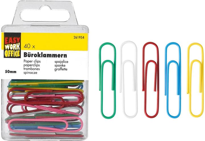 Image du produit Easy Work Trombones couleur 40 pcs (12 x)