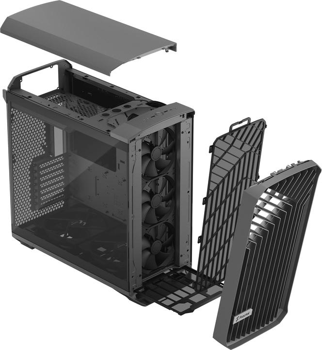 Actual product image Fractal Torrent Gray TG Light (mATX, ITX, ATX, E-ATX, SSI CEB, SSI EEB)