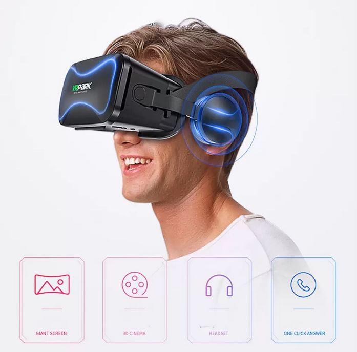 Actual product image PhoneLook VR PARK 3D casque VR Virtual Reality + écouteurs