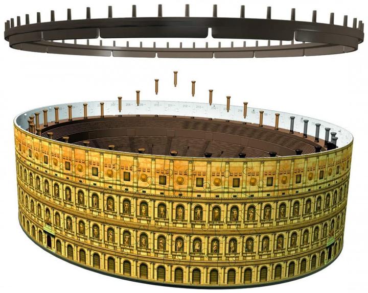Produktbild Ravensburger 3D Puzzle Kolosseum in Rom bei Nacht (216 Teile)