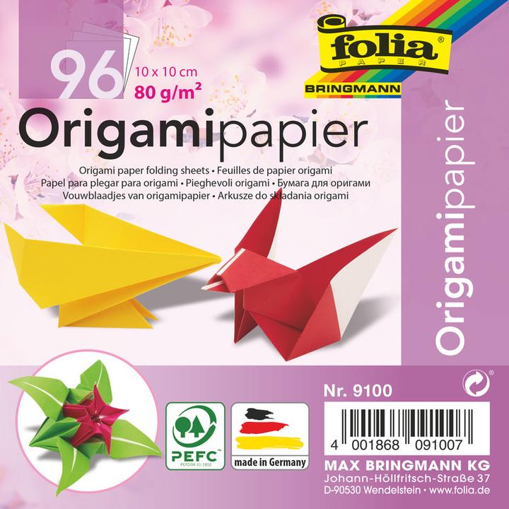 Image du produit Folia Dépliants en origami (80 g/m², 96 x)