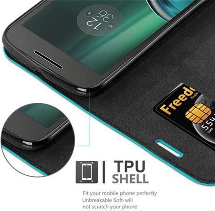 Produktbild Cadorabo Book Invis. Magnet Hülle (Motorola Moto G4, Motorola Moto G4 Plus)