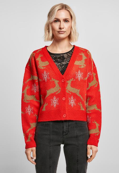 Immagine prodotto Urban Classics Cardigan corto natalizio oversize da donna (XS)