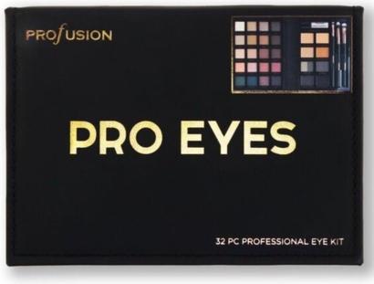 Produktbild Profusion Pro Eyes 32 pc Professional Eye Kit - Eyeshadow, Brow Powder, Brushes