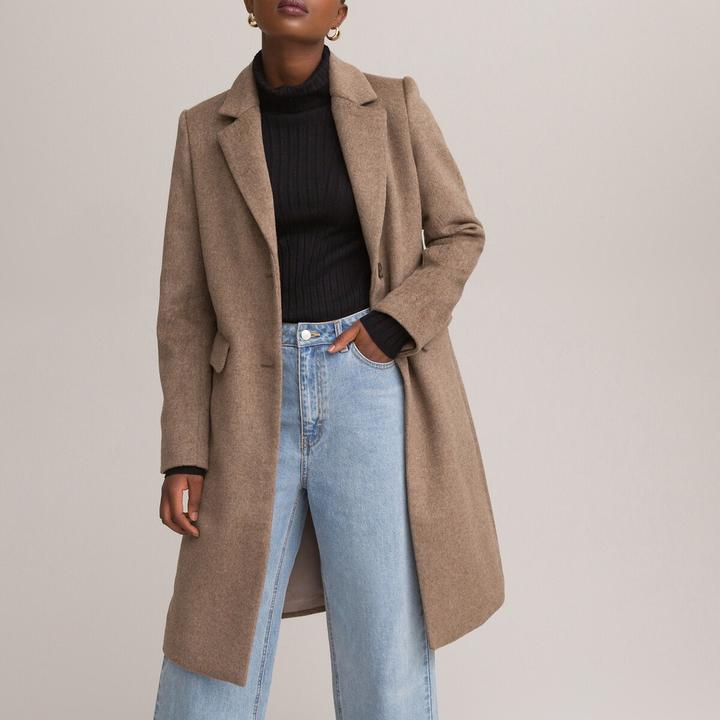 Actual product image La Redoute Collections Coat with button fastening (32)