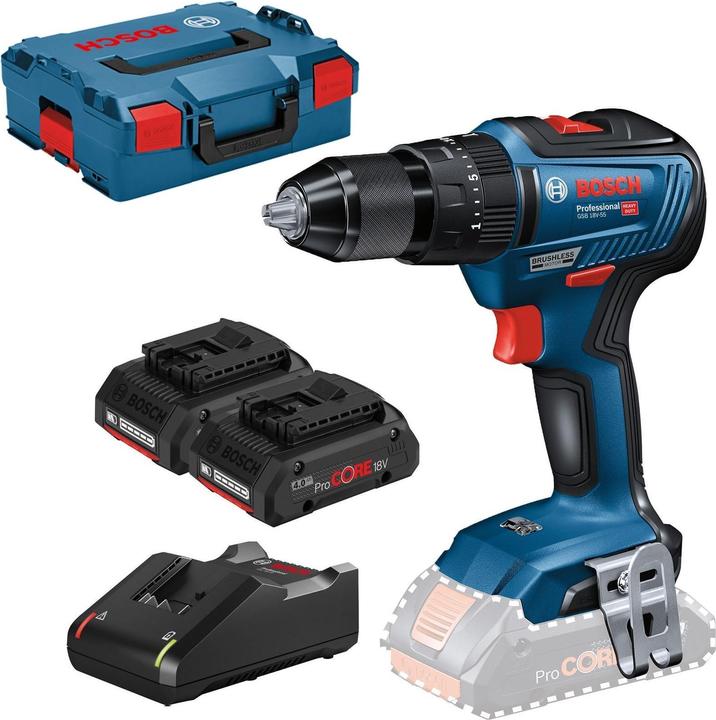 Immagine prodotto Bosch Professional GSB 18V 55 (Batteria ricaricabile)