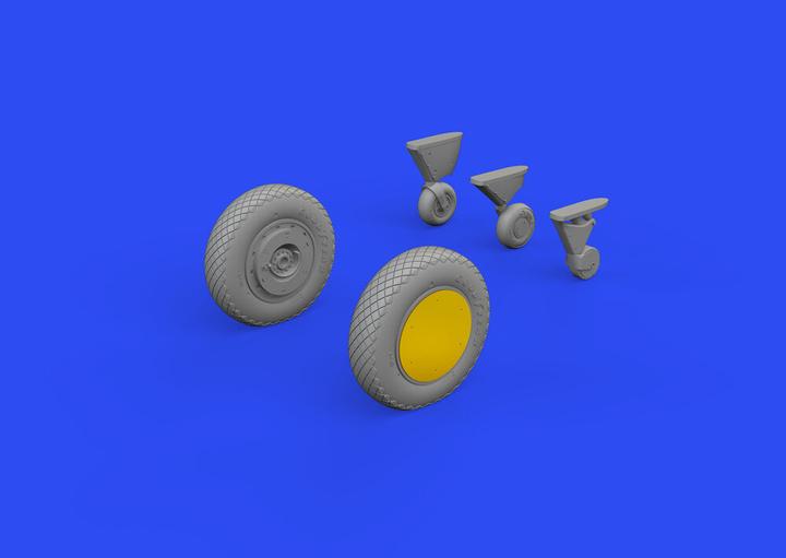 Image du produit Eduard F4F-4 wheels en retard pour