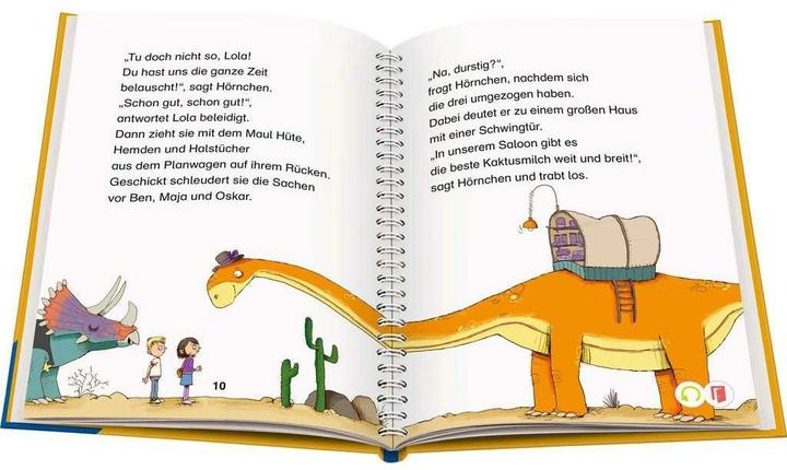 Actual product image tiptoi Lese-Lausch-Abenteuer Dino-Stadt (German, Annette new farmer, Nikolai Renger, 2023)