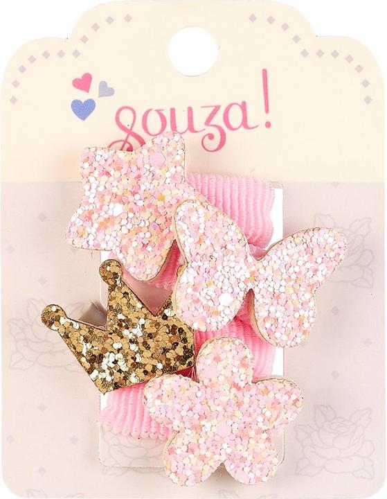 Souza for Kids Haargummi Caroline Pink, 4 Stk. (Haargummi)