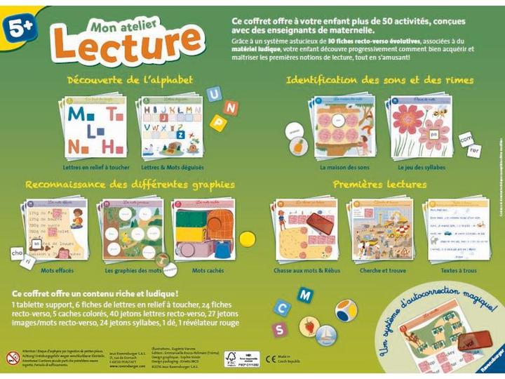 Image du produit Ravensburger Mon atelier Lecture (Français)