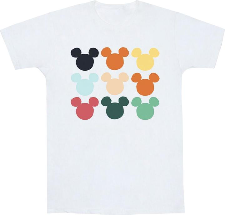 Actual product image Disney Mens Mickey Mouse Heads Square T-Shirt (3XL)