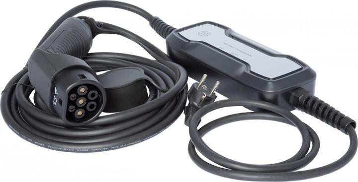 Productafbeelding Deltaco EV laadkabel E-car & Hybride, 16 A, 3.6 kW (CEE 7/7, 3.60 kW, 16 A, 5 m)