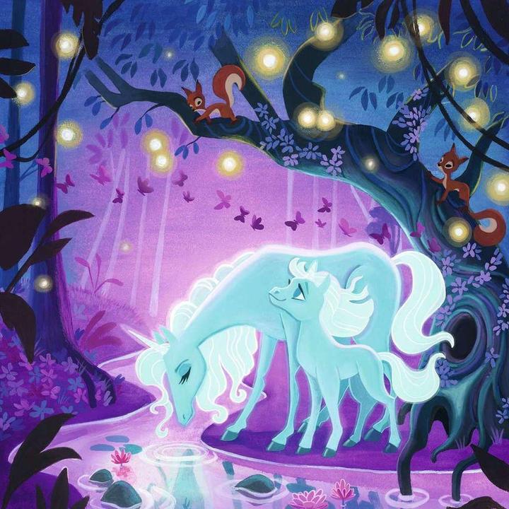 Actual product image Ravensburger Puzzle unicorn, dragon and fairy (49 pieces)