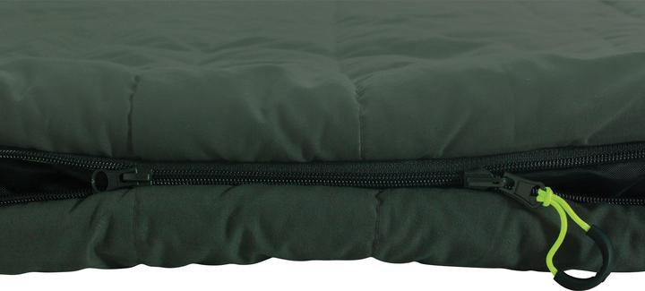 Produktbild Outwell Schlafsack Camper Lux Double Polyester, Dunkelgrün (235 cm)
