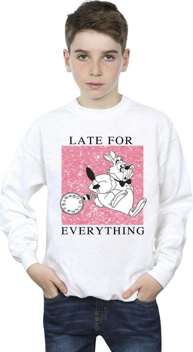 Produktbild Disney Jungen Alice im Wunderland Weisses Kaninchen Sweatshirt (152, 158)