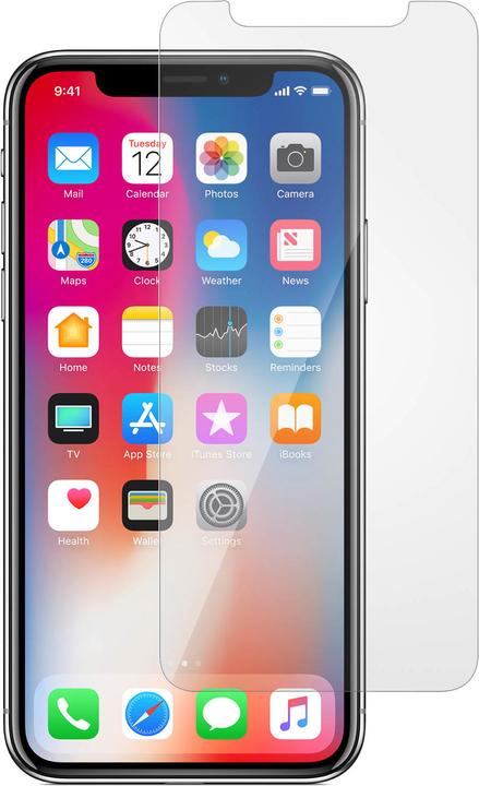 Actual product image Avizar Crystal clear film, glass screen protector (1 Piece, Apple iPhone XS)