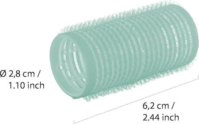 Actual product image Parsa Beauty PARSA curlers super hold, mint 2.80 cm, 5 pcs.