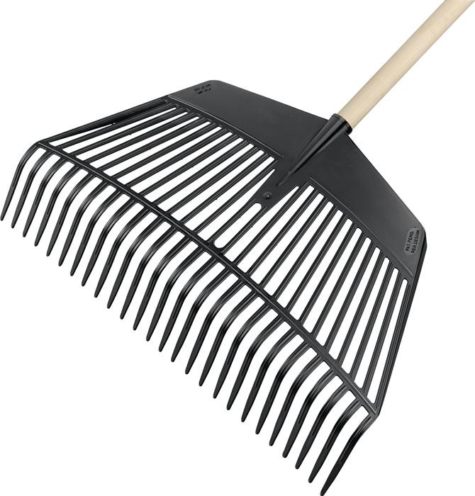 Actual product image Flora Combination leaf rake and fork Working width 600 mm Tine length 140 mm 26 tines without handle