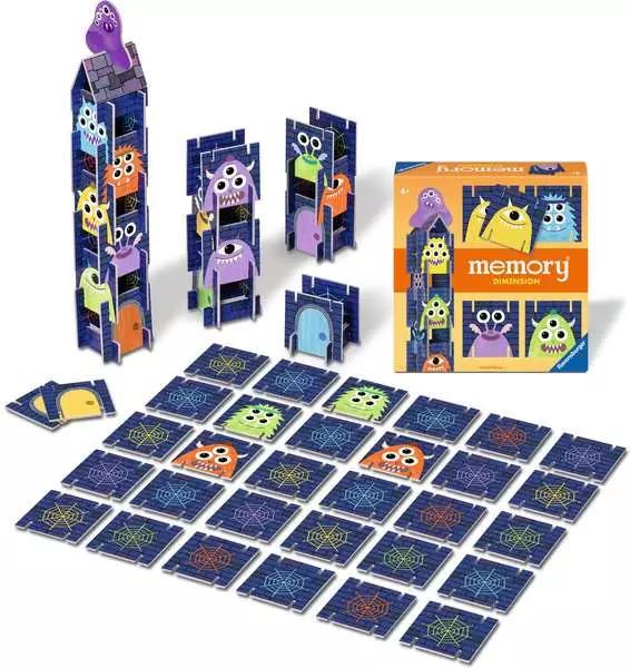 Produktbild Ravensburger 22467 - memory® Dimension. Der Spieleklassiker memory® mit attraktivem Mehrwert. Für (Deutsch, Spanisch, Französisch, Niederländisch, Italienisch, Portugiesisch, Englisch)
