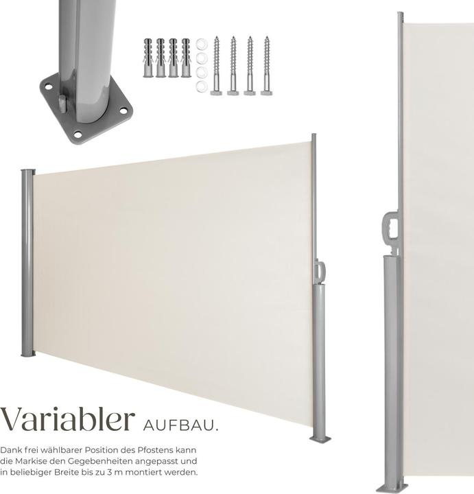 Image du produit tectake Store Latéral Rétractable (1.80 m)