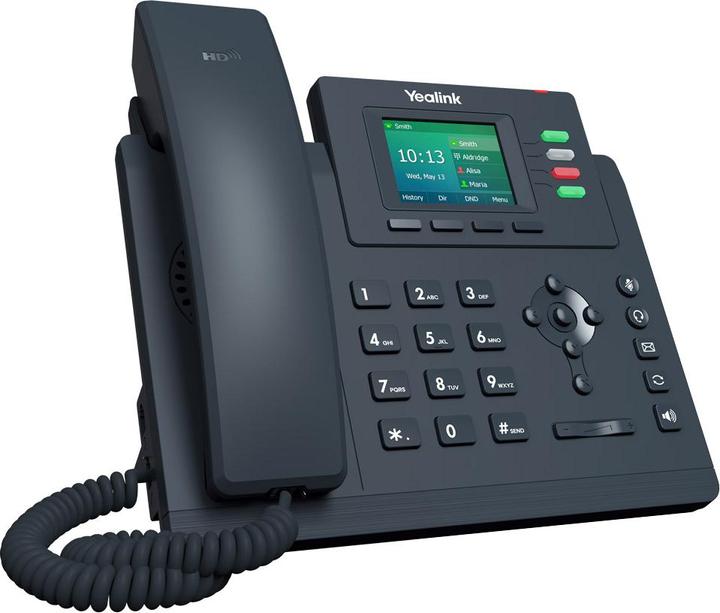 Actual product image Yealink Téléphone SIP T34W 4 comptes Giga PoE Wifi