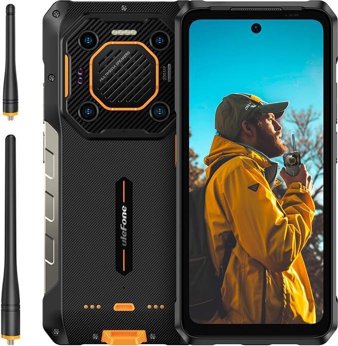 Actual product image Ulefone Armor 26 Ultra Walkie-Talkie (512 GB, Black, Orange, 6.78", Dual SIM, 200 Mpx, 5G)